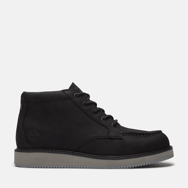 Men's Redwood Edge Moc Toe Chukka Boot / Black Nubuck