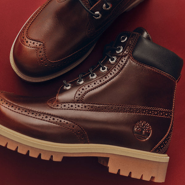 Men's Timberland® Premium 6-Inch Waterproof Boot / Burgundy Full-Grain
