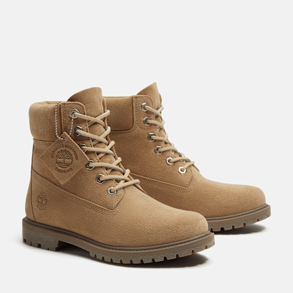 Women's Timberland® 6-Inch Waterproof Boot / Beige Suede