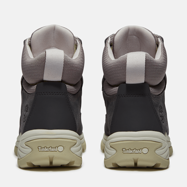 Women's White Ledge Mid Waterproof Hiking Boot / Dark Grey Suede