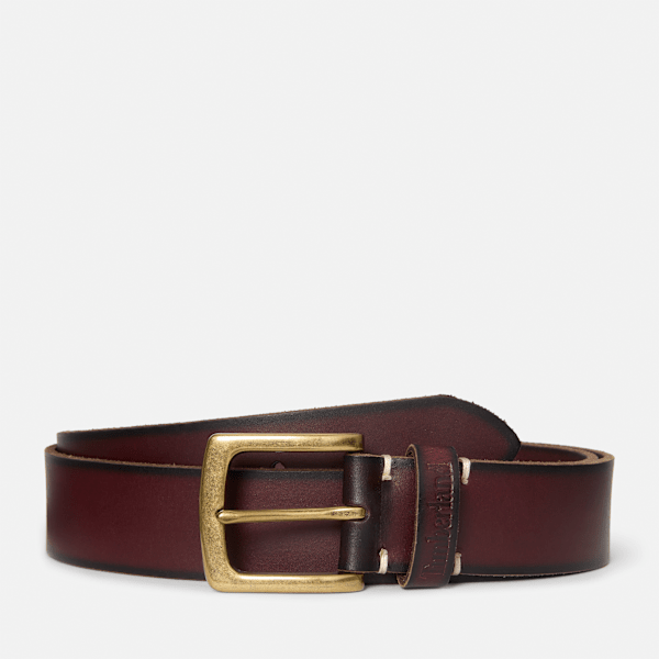 Men's Rugged Leather Belt / Rootbeer