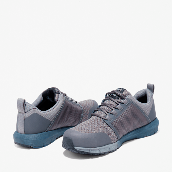 Men's Radius Composite Toe Work Sneaker / Grey/Navy