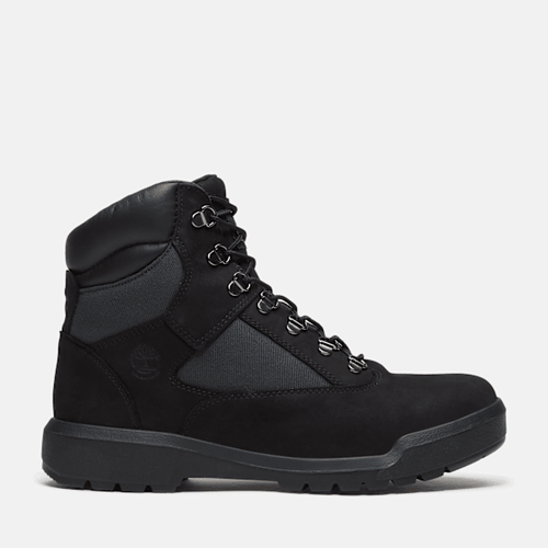 Men's Waterproof Mid Field Boot / Black Nubuck