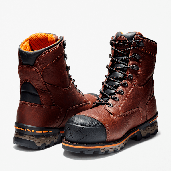 Men's Boondock 8" Composite Toe Waterproof Work Boot / Brown