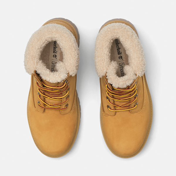 Women's Stone Street Warm-Lined Waterproof Platform Boot / Wheat Nubuck