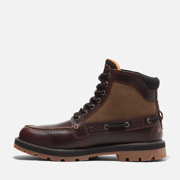 Men's Britton Road Moc-Toe Boot / Root Beer Full-Grain