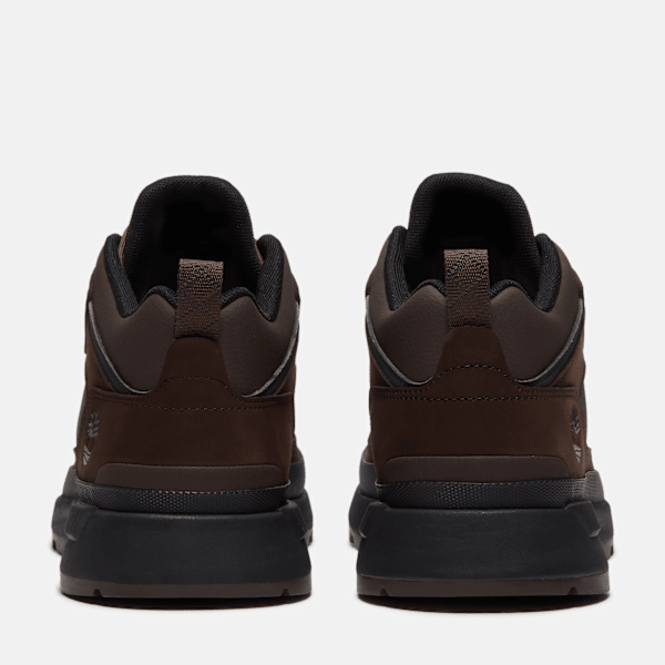 Men's Field Trekker Sneaker / Dark Brown Nubuck/Dark Green