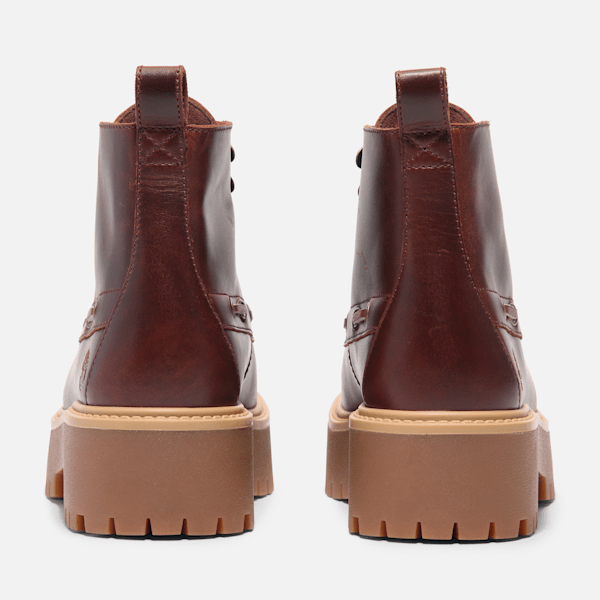 Women’s Stone Street Platform Kiltie Boot / Root Beer Full-Grain