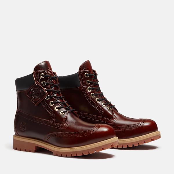 Men's Timberland® Premium 6-Inch Waterproof Boot / Burgundy Full-Grain