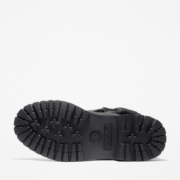 Women's Timberland® Warm-Lined Waterproof Roll-Top Boot / Black Nubuck