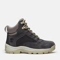 Women's White Ledge Mid Waterproof Hiking Boot / Dark Grey Suede