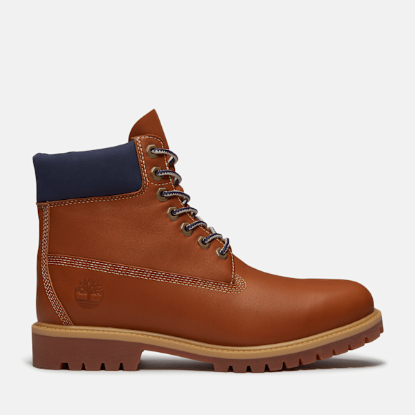 Men's Timberland® Heritage 6-Inch Waterproof Boot / Medium Brown Full-Grain