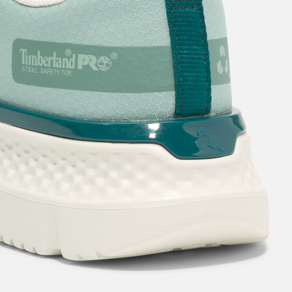 Women's Timberland PRO® Intercept Athletic Steel-Toe Work Sneaker / Sage Green/White