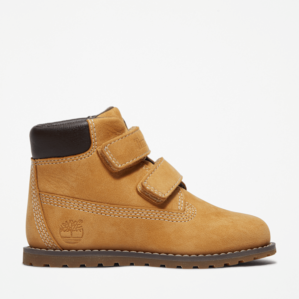 Toddler Pokey Pine Hook-and-Loop Boot / Wheat Nubuck