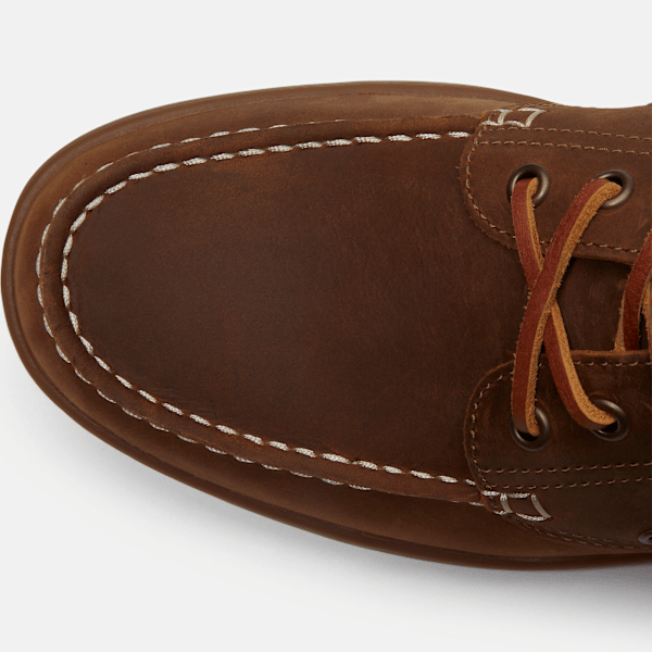 Men's Timberland® Portofino Pier Boat Shoe / Taupe Full-Grain