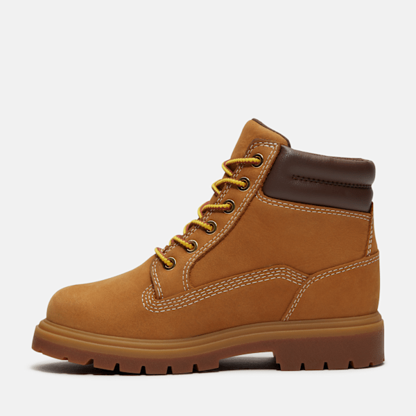 Youth Auburn Falls 6-Inch Waterproof Boot / Wheat Nubuck