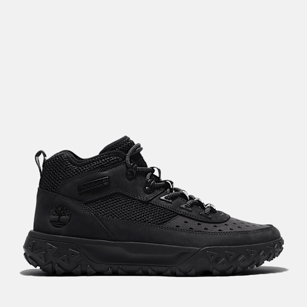 Men's GreenStride™ Motion 6 Mid Lace-Up Sneaker / Black