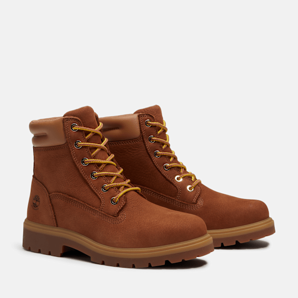 Women's Auburn Falls 6-Inch Waterproof Boot / Rust Nubuck