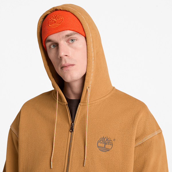 Men's Iconic Full-Zip Hoodie / Wheat