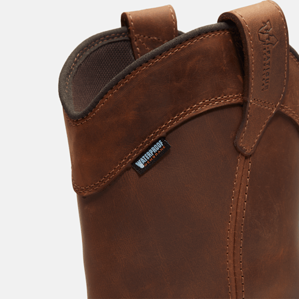 Men's Timberland PRO® TiTAN™ EV Pull-On Composite Toe Waterproof Work Boot / Brown