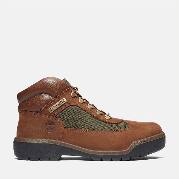 Men's Waterproof Field Boot / Dark Brown Nubuck