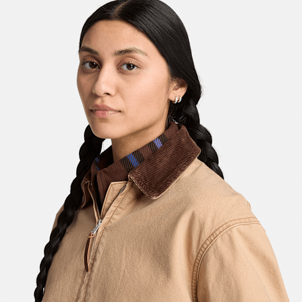 Women's Strafford Washed Canvas Jacket 2.0 / Earth Brown