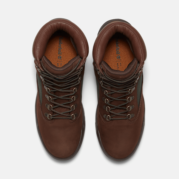 Men's Waterproof Mid Field Boot / Dark Brown Nubuck