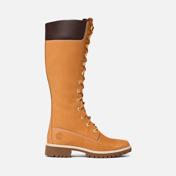 Women's Timberland® Premium 14-Inch Waterproof Boot / Wheat Nubuck