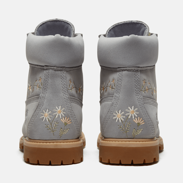 Women's Timberland® Premium 6-Inch Waterproof Boot / Light Grey Nubuck