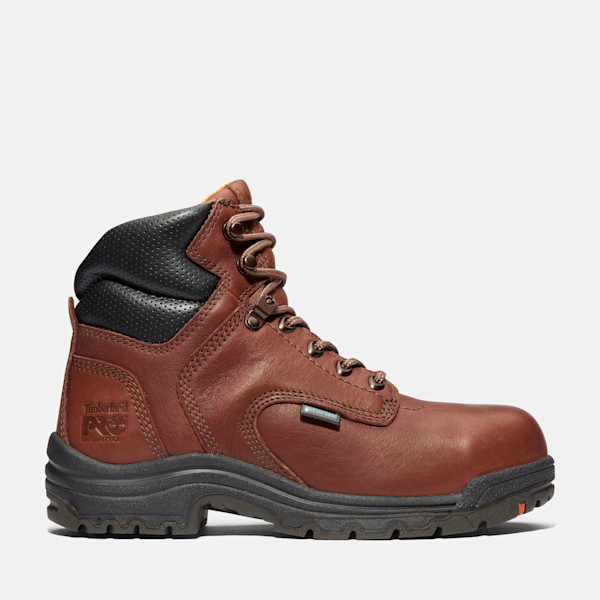 Women's TiTAN™ 6" Alloy Toe Waterproof Work Boot / Brown