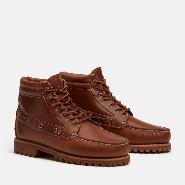 Men's Timberland® Authentic Mid Boot / Medium Brown Full-Grain/Medium Brown