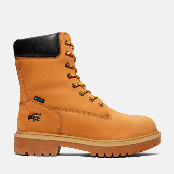 Men's Direct Attach 8" Steel Toe Waterproof Work Boot / Wheat