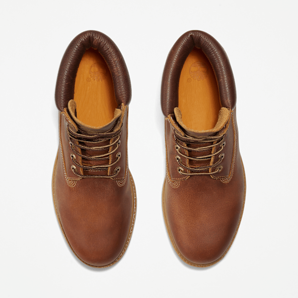 Men's Timberland® Premium 6-Inch Waterproof HeritageBoots / Medium Brown Nubuck