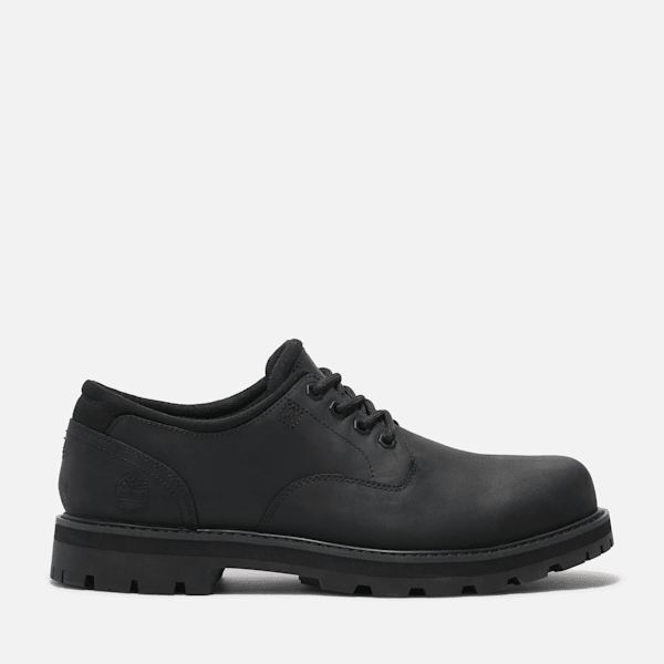 Men's Britton Road Waterproof Shoe / Black Full-Grain