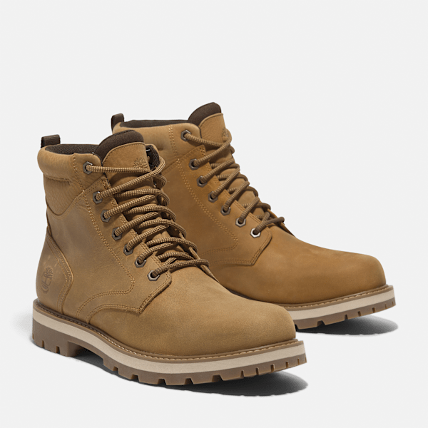 Men's Britton Road Mid Lace-Up Waterproof Boot / Wheat Full-Grain