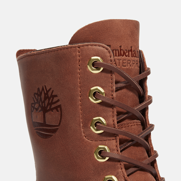 Women's Timberland® Premium 8-Inch Waterproof Boot / Brown Full-Grain