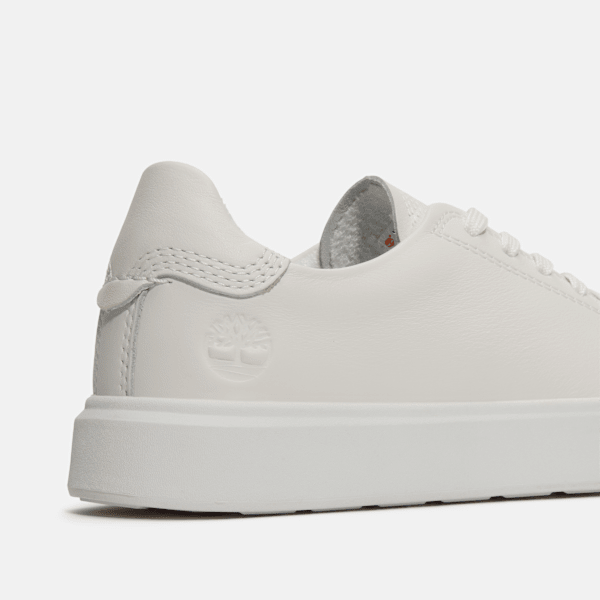 Women's Emerson Street Sneaker / White Full-Grain