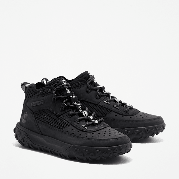 Men's GreenStride™ Motion 6 Mid Lace-Up Sneaker / Black