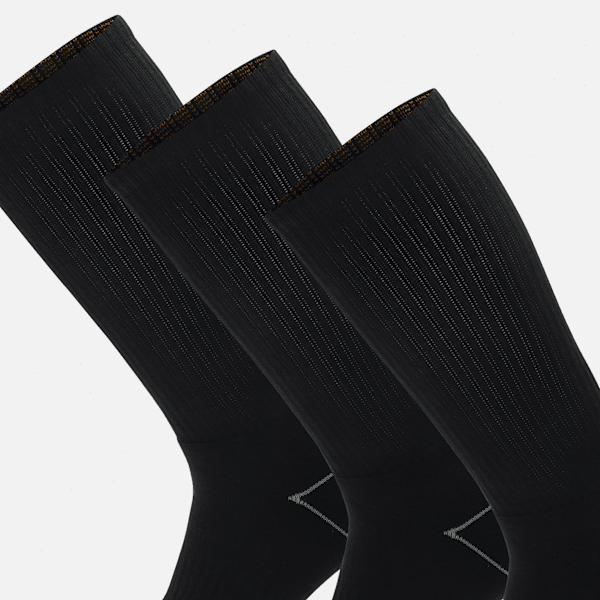 Bowden 3-Pack Full Cushion Crew Sock / Black