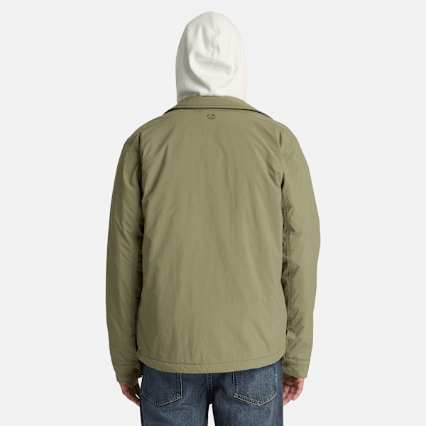 Men's Water Repellent Insulated Shacket / Deep Lichen Green