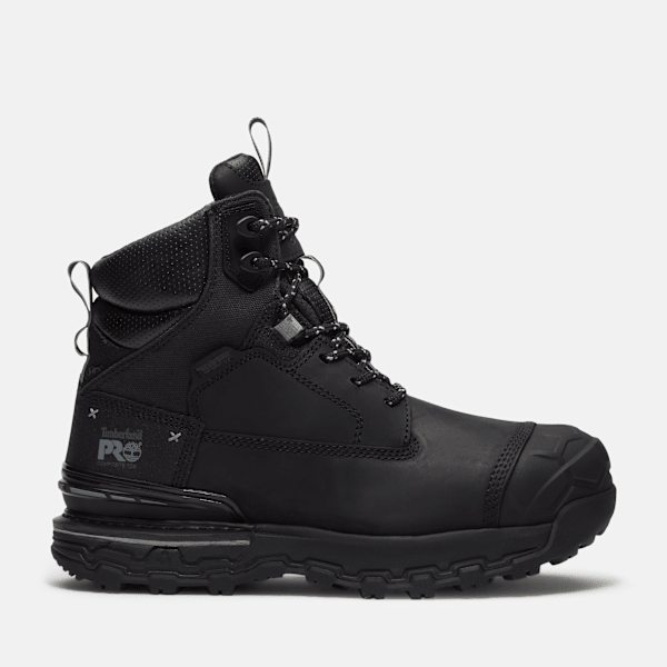 Men's Boondock Ultralight 6" Composite-Toe Waterproof Work Boot / Black Full-Grain