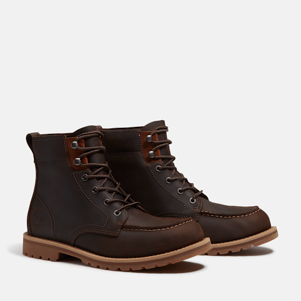 Men's Britton Falls Mid Waterproof Boot / Dark Brown Full-Grain