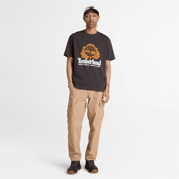 Men's Elements Graphic T-Shirt / Vintage Black