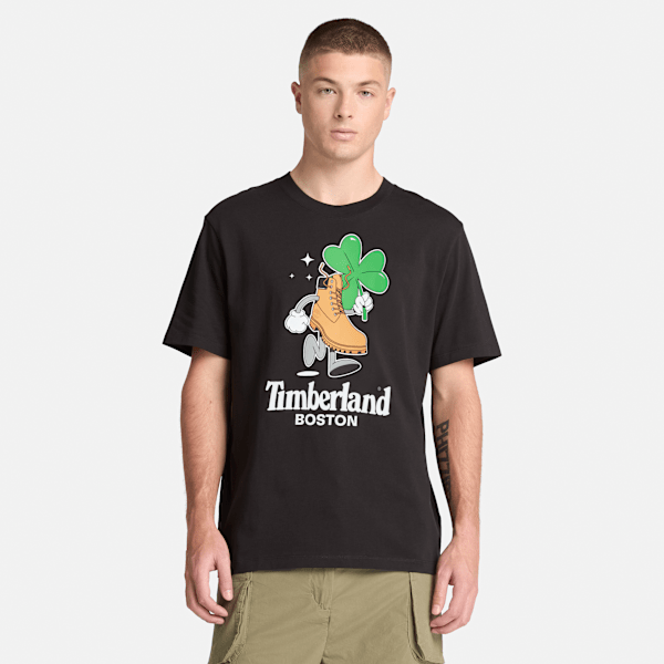 Men's Graphic City T-Shirt / Boston Black