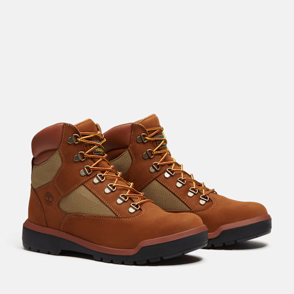 Men's Waterproof Mid Field Boot / Medium Brown Nubuck