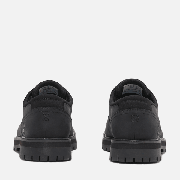 Men's Britton Road Waterproof Shoe / Black Full-Grain