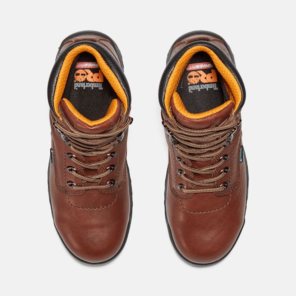 Women's TiTAN™ 6" Alloy Toe Waterproof Work Boot / Brown