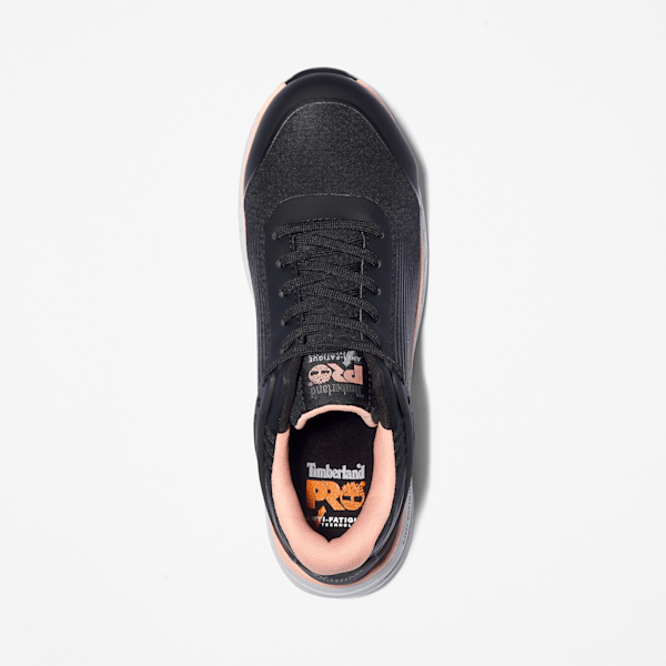 Women's Timberland PRO® Drivetrain Comp-Toe Work Sneaker / Black/Pink