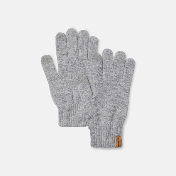Men's Rib Knit Glove / Medium Grey Heather