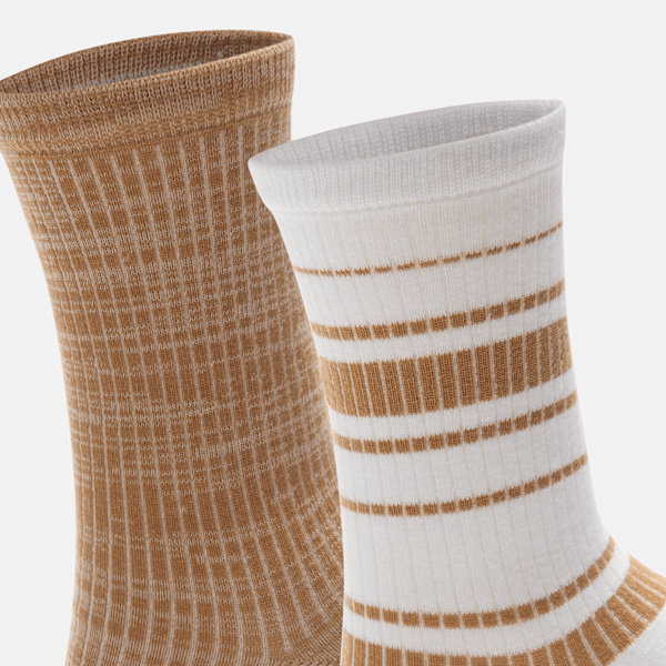 Women's Novelty 2-Pack Crew Sock / Olive Heather